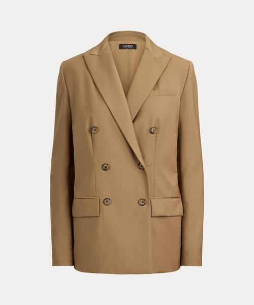 LAUREN RALPH LAUREN(ローレン ラルフ ローレン)の「ダブルブレステッド ウール ブレザー(テーラードジャケット・レディース・ブラウン・2/0/4/6/00)」の8枚目の写真