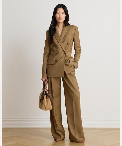 LAUREN RALPH LAUREN(ローレン ラルフ ローレン)の「ダブルブレステッド ウール ブレザー(テーラードジャケット・レディース・ブラウン・2/0/4/6/00)」の7枚目の写真