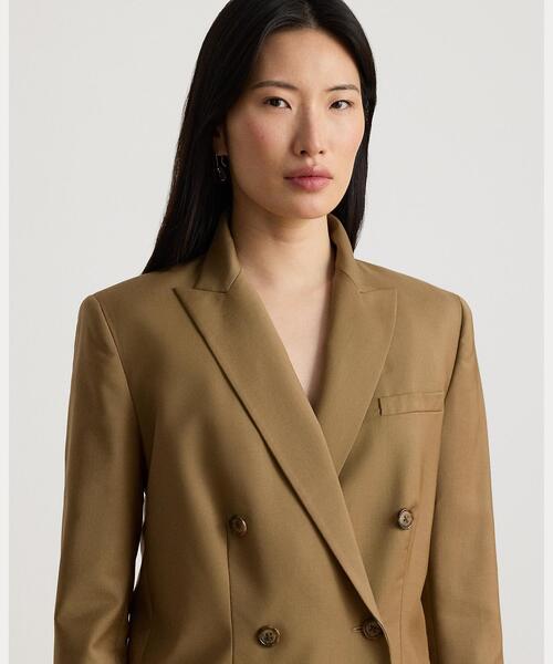 LAUREN RALPH LAUREN(ローレン ラルフ ローレン)の「ダブルブレステッド ウール ブレザー(テーラードジャケット・レディース・ブラウン・2/0/4/6/00)」の5枚目の写真