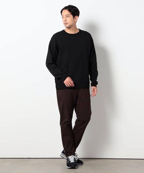 Grand PARK(グランドパーク)の「イージーケアクルーネックニット(ニット/セーター・メンズ・ホワイト/チャコールグレー/ブラック/レッド・M/L)」の8枚目の写真
