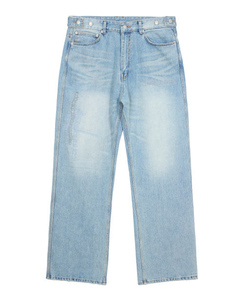 ENDOOR(エンドア)の「ダメージリペアデニムパンツ(ライトブルー)(デニムパンツ・レディース・スカイブルー・MEDIUM/LARGE/X-LARGE)」の13枚目の写真