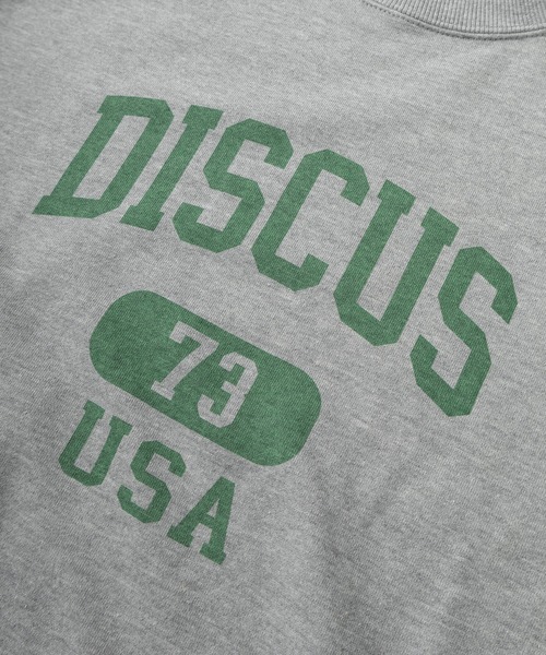 DISCUS（ディスカス）の「【71】【DISCUS/ディスカス】カレッジロゴ スウェット/トレーナー/オーバーサイズ/プルオーバー/裏毛/レディース（スウェット・レディース・杢グレー/ブルー/オフホワイト/ブラック・M/L）」の8枚目の写真