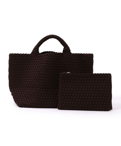 NAGHEDI(ナゲディ)の「NAGHEDI St Barths M Tote(トートバッグ・レディース・ダークブラウン/ベージュ・FREE)」の1枚目の写真