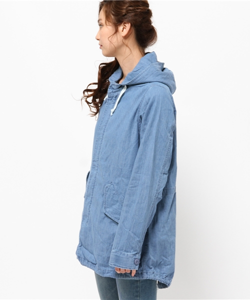 Denime（ドゥニーム）の「MODS COAT/レディース　モッズコート（モッズコート・レディース・インディゴブルー/カーキ/その他1・X-SMALL/SMALL）」の9枚目の写真