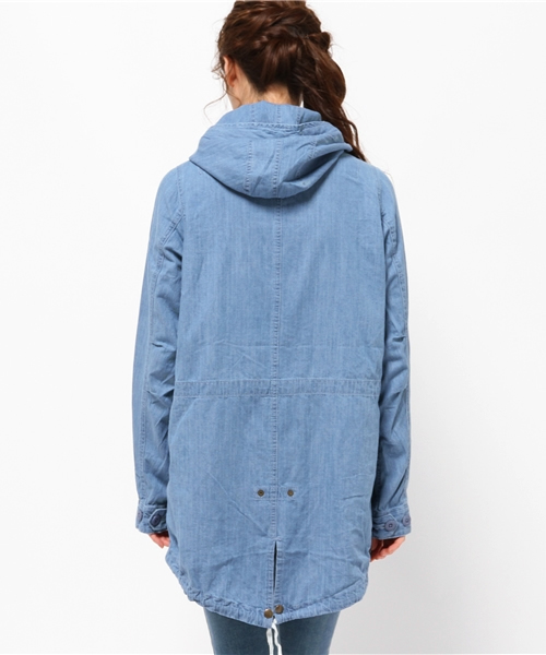Denime（ドゥニーム）の「MODS COAT/レディース　モッズコート（モッズコート・レディース・インディゴブルー/カーキ/その他1・X-SMALL/SMALL）」の10枚目の写真