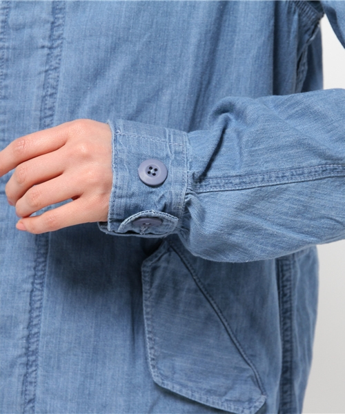 Denime（ドゥニーム）の「MODS COAT/レディース　モッズコート（モッズコート・レディース・インディゴブルー/カーキ/その他1・X-SMALL/SMALL）」の12枚目の写真