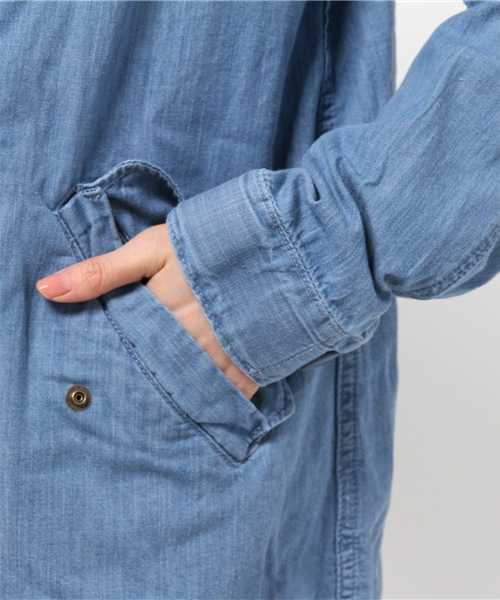 Denime（ドゥニーム）の「MODS COAT/レディース　モッズコート（モッズコート・レディース・インディゴブルー/カーキ/その他1・X-SMALL/SMALL）」の13枚目の写真