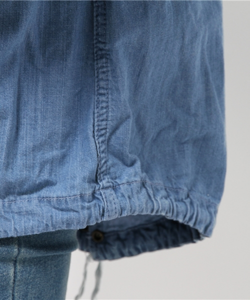 Denime（ドゥニーム）の「MODS COAT/レディース　モッズコート（モッズコート・レディース・インディゴブルー/カーキ/その他1・X-SMALL/SMALL）」の4枚目の写真