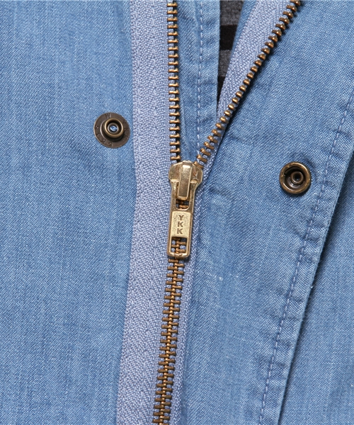 Denime（ドゥニーム）の「MODS COAT/レディース　モッズコート（モッズコート・レディース・インディゴブルー/カーキ/その他1・X-SMALL/SMALL）」の5枚目の写真