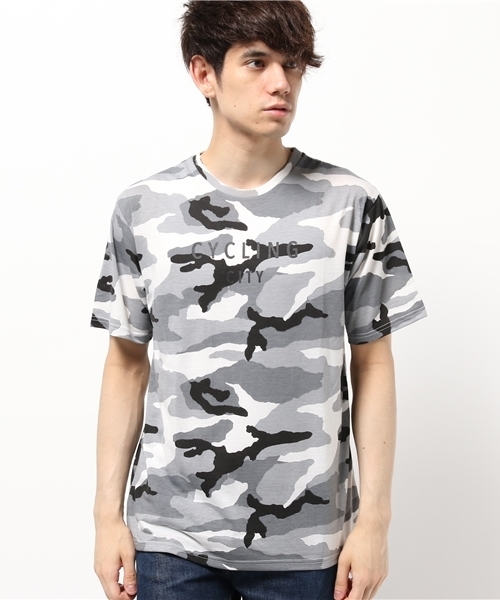 WEGO（ウィゴー）の「WEGO/カラーカモフラTシャツ（Tシャツ/カットソー・メンズ・ホワイト/カーキ/レッド/ブルー・LARGE/MEDIUM）」の12枚目の写真