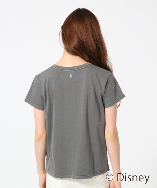GLOBAL WORK（グローバルワーク）の「ディズニーTシャツ半袖3/Women/722901（Tシャツ/カットソー・レディース・ダークグレー/ネイビー/オフホワイト・MEDIUM/LARGE）」の7枚目の写真