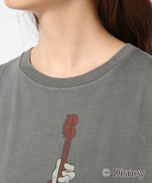 GLOBAL WORK（グローバルワーク）の「ディズニーTシャツ半袖3/Women/722901（Tシャツ/カットソー・レディース・ダークグレー/ネイビー/オフホワイト・MEDIUM/LARGE）」の8枚目の写真