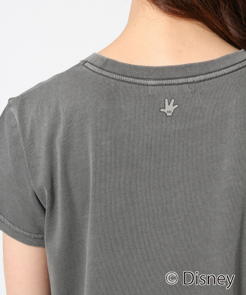 GLOBAL WORK（グローバルワーク）の「ディズニーTシャツ半袖3/Women/722901（Tシャツ/カットソー・レディース・ダークグレー/ネイビー/オフホワイト・MEDIUM/LARGE）」の12枚目の写真
