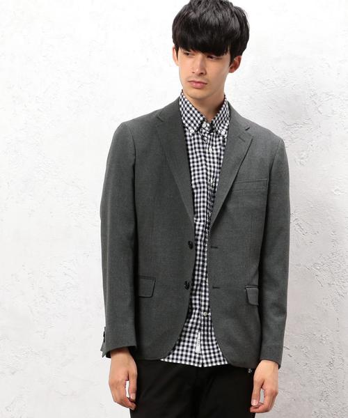 green label relaxing（グリーンレーベルリラクシング）の「■■■【WEB限定】KC★★TR ストレッチ バック/カモフラージュ 2B ジャケット（テーラードジャケット・メンズ・グレー/ブラック・LARGE/X-LARGE/SMALL/MEDIUM/X-SMALL）」の6枚目の写真