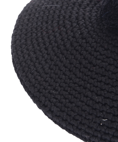 merry jenny（メリージェニー）の「ぽんぽんベレー（ハンチング/ベレー帽・レディース・ブラック/レッド/オフホワイト・FREE）」の6枚目の写真