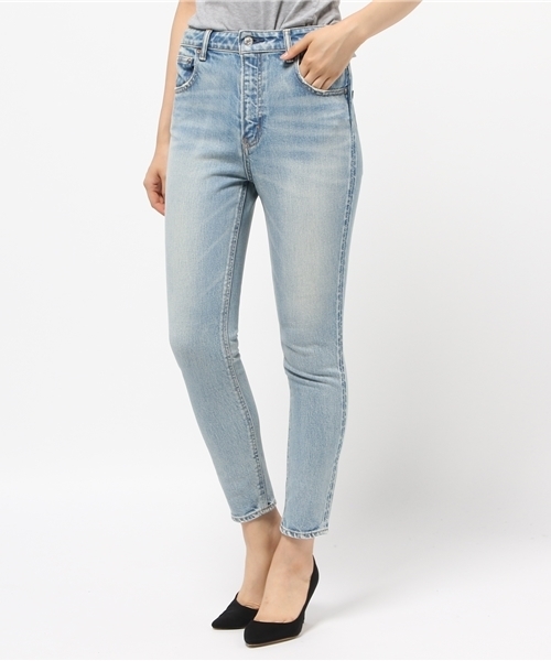 SLY（スライ）の「CODY JW ANKLE SLIM-C（デニムパンツ・レディース・ライトブルー・23inch/25inch/24inch/26inch/27inch）」の9枚目の写真