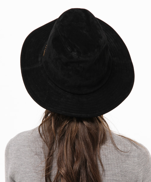 AVIREX(アヴィレックス)の「avirex/アヴィレックス/ FAKE SUEDE HAT/ フェイクスエード ハット(ハット・レディース・ベージュ/ブラック・FREE)」の4枚目の写真