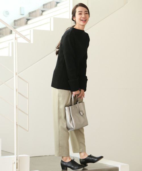 PICHE ABAHOUSE（ピシェ アバハウス）の「レースアップシューズ（ドレスシューズ・レディース・ホワイト/ブラック/ネイビー・40/34/35/36/38/39/37）」の5枚目の写真