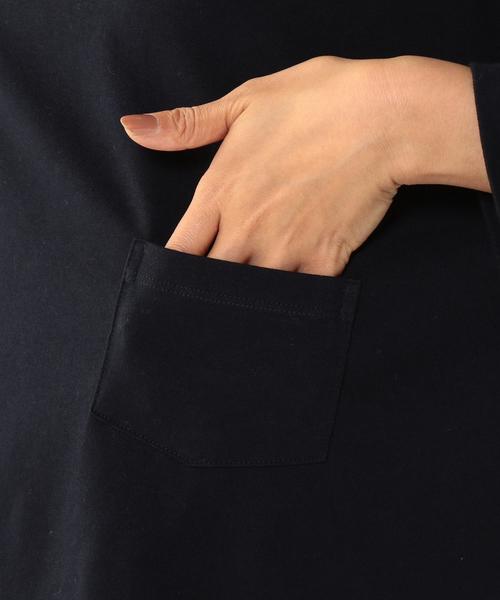 coen（コーエン）の「【1M】ドライ天竺ソリッドカットソー（Tシャツ/カットソー・レディース・ピンク/ネイビー・FREE）」の15枚目の写真