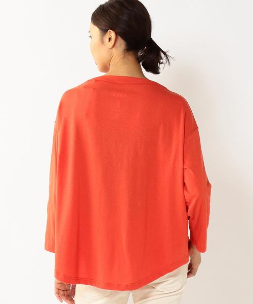 coen（コーエン）の「【1M】ドライ天竺ソリッドカットソー（Tシャツ/カットソー・レディース・ピンク/ネイビー・FREE）」の8枚目の写真