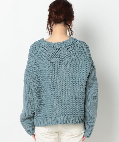 コットンアクリルニット COTTON ACRYLIC KNIT PULLOVER（コットンアクリルニットプルオーバー