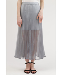 JILL STUART | シャンブレーオーガンジープリーツスカート(スカート)