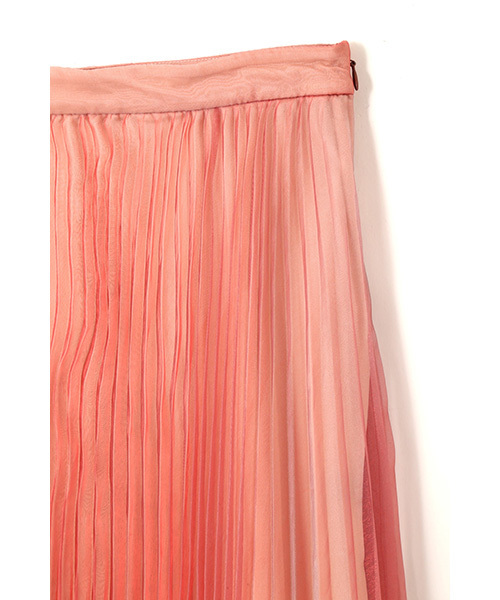 JILL STUART(ジルスチュアート)の「シャンブレーオーガンジープリーツスカート(スカート・レディース・レッド/グレー/イエロー・2/4/0)」の7枚目の写真