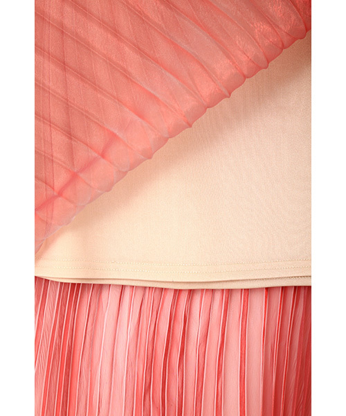 JILL STUART(ジルスチュアート)の「シャンブレーオーガンジープリーツスカート(スカート・レディース・レッド/グレー/イエロー・2/4/0)」の9枚目の写真