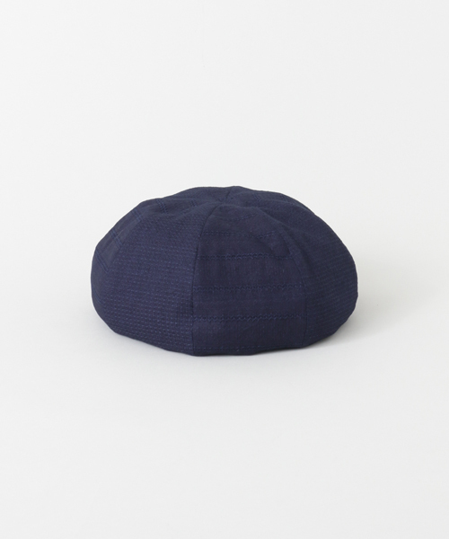 URBAN RESEARCH DOORS MENS（アーバンリサーチ ドアーズ メンズ）の「D'sh 8 Panel Beret（ハンチング/ベレー帽・メンズ・ブルー系その他/インディゴブルー・ONE）」の2枚目の写真