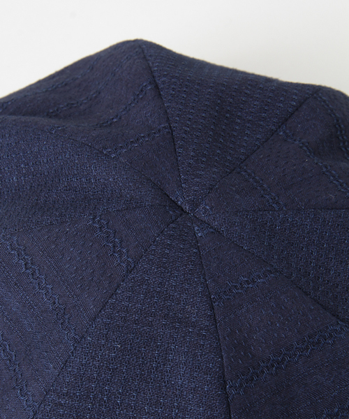 URBAN RESEARCH DOORS MENS（アーバンリサーチ ドアーズ メンズ）の「D'sh 8 Panel Beret（ハンチング/ベレー帽・メンズ・ブルー系その他/インディゴブルー・ONE）」の5枚目の写真