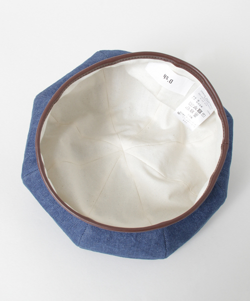 URBAN RESEARCH DOORS MENS（アーバンリサーチ ドアーズ メンズ）の「D'sh 8 Panel Beret（ハンチング/ベレー帽・メンズ・ブルー系その他/インディゴブルー・ONE）」の7枚目の写真