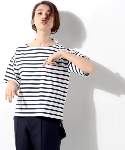 UNITED ARROWS(ユナイテッドアローズ)の「<MANIPURI>BORDER TEE-united LOVE project 2017② † ◆(Tシャツ/カットソー・レディース・その他・FREE)」の4枚目の写真