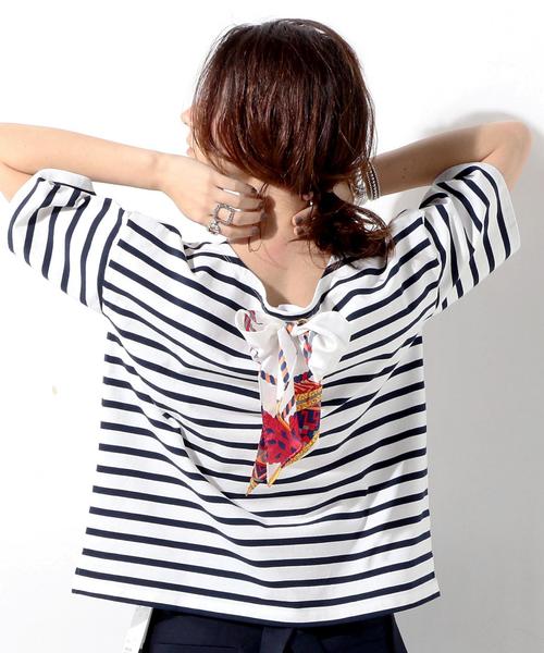 UNITED ARROWS(ユナイテッドアローズ)の「<MANIPURI>BORDER TEE-united LOVE project 2017② † ◆(Tシャツ/カットソー・レディース・その他・FREE)」の7枚目の写真