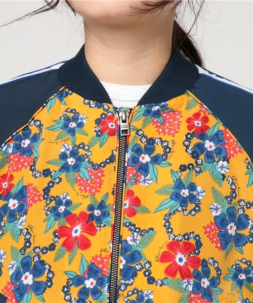 HILFIGER DENIM（ヒルフィガーデニム）の「カラーブロックボマージャケット（ブルゾン・レディース・レッド/ネイビー・S/M/XS）」の6枚目の写真