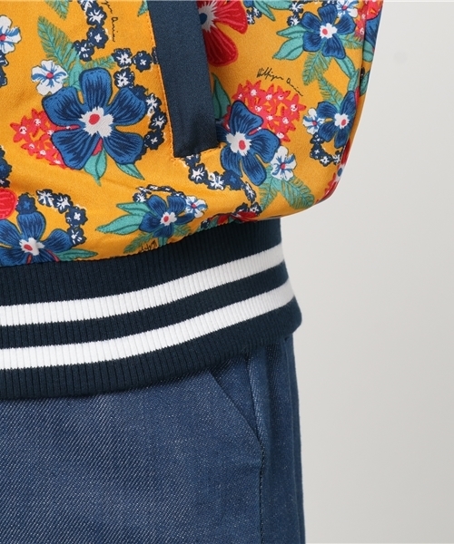 HILFIGER DENIM（ヒルフィガーデニム）の「カラーブロックボマージャケット（ブルゾン・レディース・レッド/ネイビー・S/M/XS）」の9枚目の写真