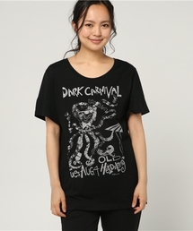 良品 ヒステリックグラマー DAM/LET THERE BE DARK ブラック HYSTERIC GLAMOUR ヒステリックグラマー 0213AB08 DAM ワッペン