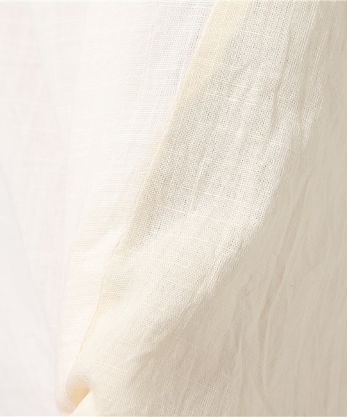 チャイハネ（チャイハネ）の「【チャイハネ】yul インド綿ギャザーワンピース（ワンピース・レディース・ホワイト/ライム/ブルー/ブラック・FREE）」の10枚目の写真