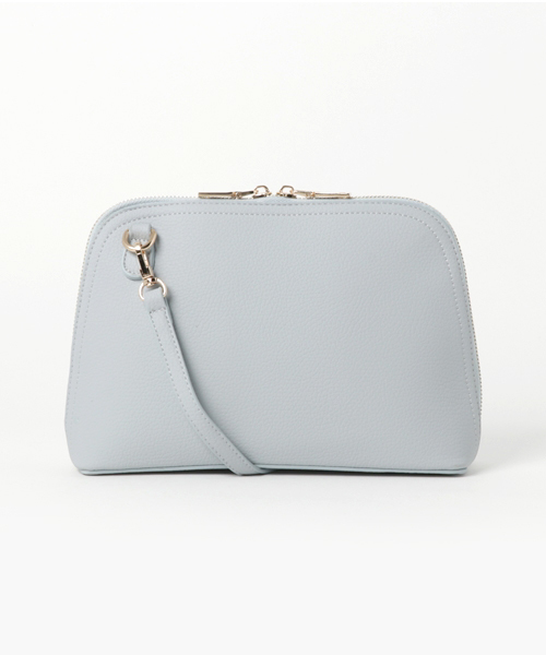 PLAIN CLOTHING（プレーンクロージング）の「ミニショルダーバッグ【PLAIN CLOTHING】（ショルダーバッグ・レディース・ベージュ/ブラック/アイボリー/ライトブルー・FREE）」の5枚目の写真