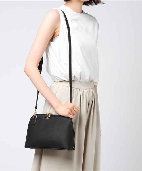 PLAIN CLOTHING（プレーンクロージング）の「ミニショルダーバッグ【PLAIN CLOTHING】（ショルダーバッグ・レディース・ベージュ/ブラック/アイボリー/ライトブルー・FREE）」の10枚目の写真