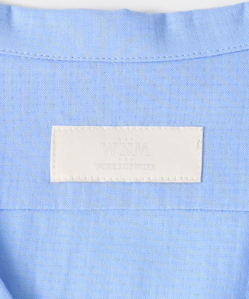 WORK NOT WORK URBAN RESEARCH（ワークノットワークアーバンリサーチ）の「WORK NOT WORK　ダブルガーゼオープンカラーシャツワンピース（シャツワンピース・レディース・マスタード/ピンク/ブルー・FREE）」の11枚目の写真