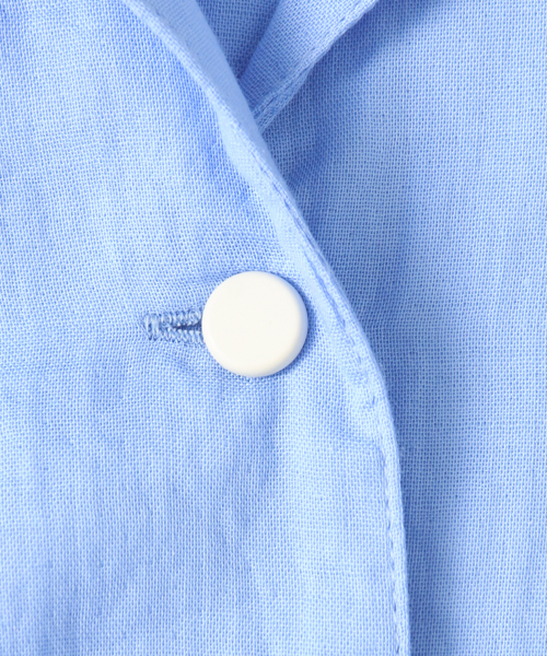 WORK NOT WORK URBAN RESEARCH（ワークノットワークアーバンリサーチ）の「WORK NOT WORK　ダブルガーゼオープンカラーシャツワンピース（シャツワンピース・レディース・マスタード/ピンク/ブルー・FREE）」の13枚目の写真