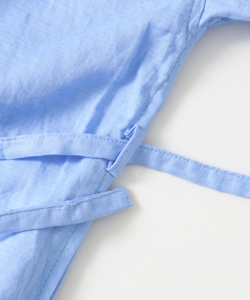 WORK NOT WORK URBAN RESEARCH（ワークノットワークアーバンリサーチ）の「WORK NOT WORK　ダブルガーゼオープンカラーシャツワンピース（シャツワンピース・レディース・マスタード/ピンク/ブルー・FREE）」の16枚目の写真