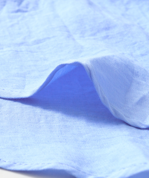 WORK NOT WORK URBAN RESEARCH（ワークノットワークアーバンリサーチ）の「WORK NOT WORK　ダブルガーゼオープンカラーシャツワンピース（シャツワンピース・レディース・マスタード/ピンク/ブルー・FREE）」の9枚目の写真