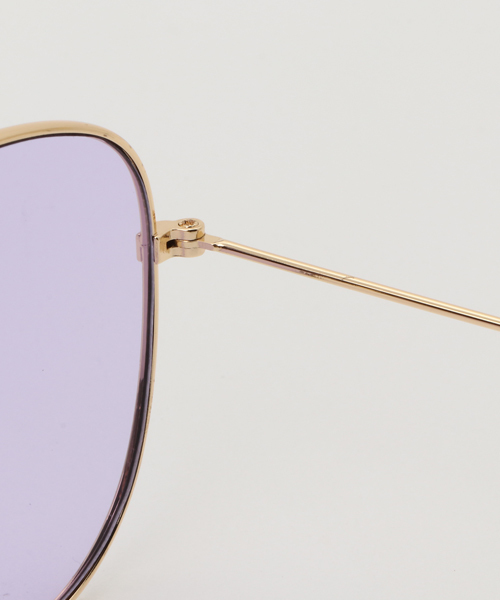 WEGO（ウィゴー）の「WEGO/ティアドロップカラーレンズサングラス（サングラス・メンズ・ブルー/パープル/イエロー/ピンク・FREE）」の8枚目の写真