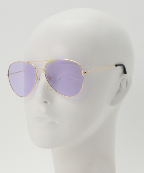 WEGO（ウィゴー）の「WEGO/ティアドロップカラーレンズサングラス