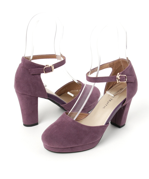 ORiental TRaffic（オリエンタルトラフィック）の「SPECIAL PRICE★セパレートストラップパンプス★7311（パンプス・レディース・パープル/ネイビー/ブラック・L/M/LL/S/3L/SS）」の3枚目の写真