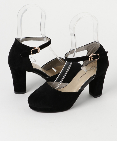 ORiental TRaffic（オリエンタルトラフィック）の「SPECIAL PRICE★セパレートストラップパンプス★7311（パンプス・レディース・パープル/ネイビー/ブラック・L/M/LL/S/3L/SS）」の2枚目の写真