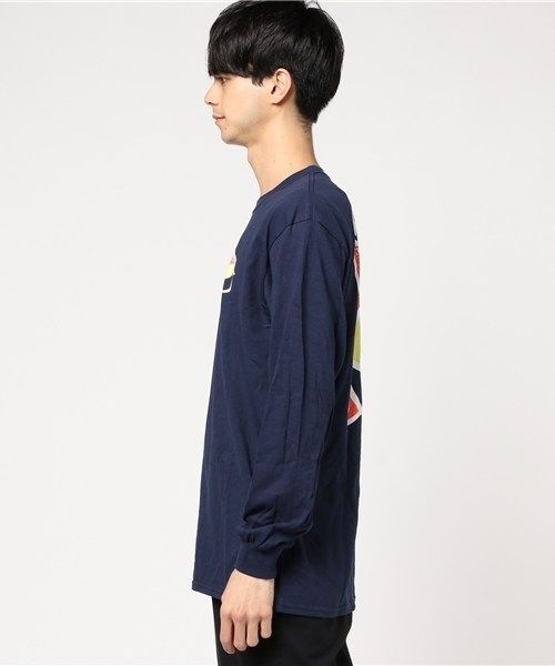 styles（スタイルス）の「メンズ パターソン ロンT バックプリント PATERSON SIDELINE LONG SLEEVE MC-T0917-LS1（Tシャツ/カットソー・メンズ・ホワイト/ネイビー・MEDIUM/LARGE）」の4枚目の写真