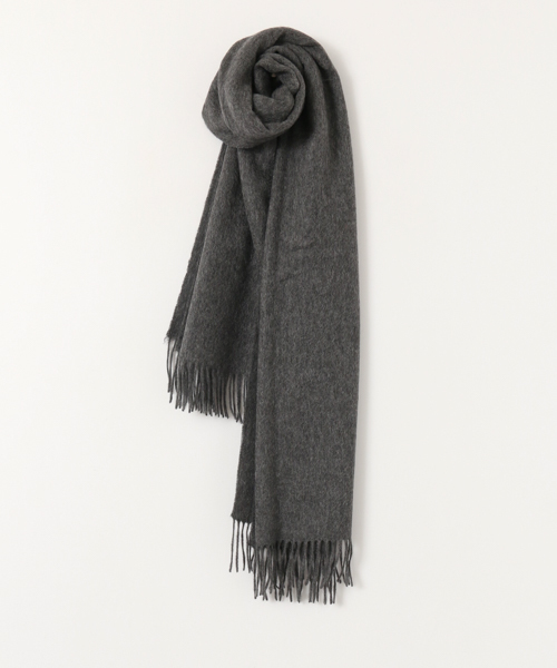 URBAN RESEARCH Sonny Label（アーバンリサーチサニーレーベル）の「ウールストール（マフラー・レディース・チャコールグレー/ブラック/ピンク/ブラウン/ライトグレー・ONE）」の10枚目の写真