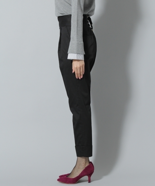 Andemiu（アンデミュウ）の「アミアゲハイウエストチノパンツ773276（その他パンツ・レディース・ブラウン/グリーン/ブラック・SMALL/MEDIUM）」の15枚目の写真